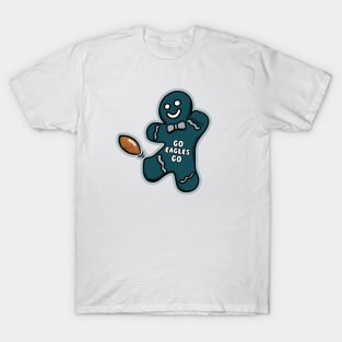 Philadelphia Eagles Gingerbread Man T-Shirt